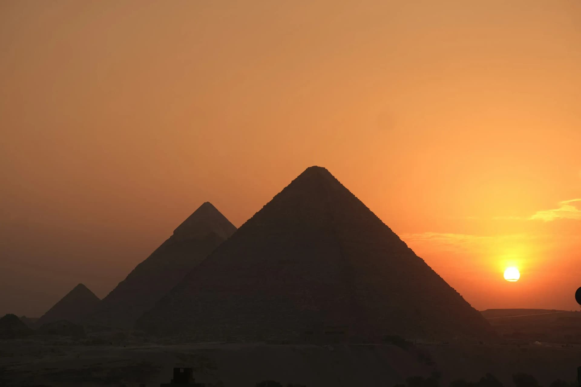 Sunrise at the Pyramids